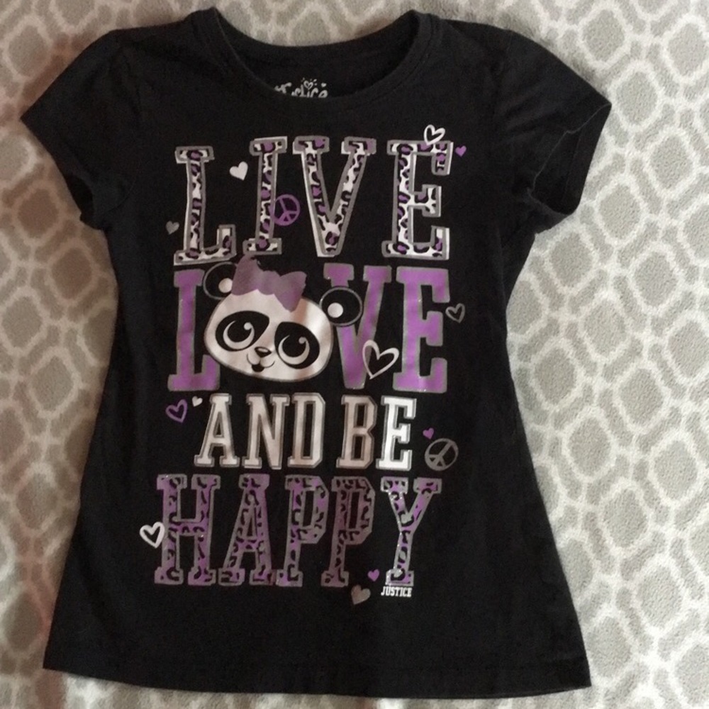 Black Justice Panda Shirt